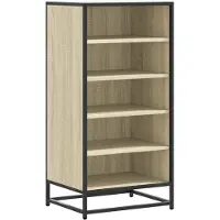 vidaXL Étagère à chaussures chêne sonoma 48x38x97,5 cm bois ingénierie