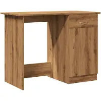 vidaXL Bureau Artisan-Chêne 100x50x76 cm Bois composite