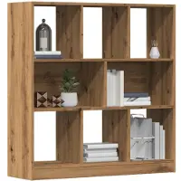 vidaXL Bibliothèque chêne artisanal 97,5x29,5x100 cm bois d'ingénierie