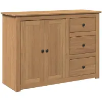 vidaXL Buffet à tiroirs PANAMA 112 x 40 x 80 cm en pin massif