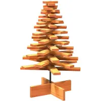 vidaXL Arbre de Noël en bois pour décoration 80 cm bois de pin massif