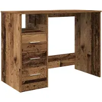 vidaXL Bureau, Vieux Bois, 102X76X50 Cm, Matériau à base de bois Lumarko