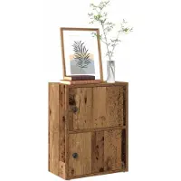 vidaXL Bibliothèque vieux bois 40x24x52 cm bois d'ingénierie