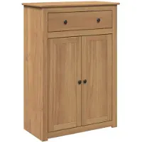 vidaXL Armoire à chaussures Panama 80x40x114 cm bois de pin massif