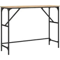 vidaXL Table console chêne sonoma 100x32x75 cm bois d'ingénierie