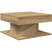 vidaXL Table basse Artisan-Chêne 55x55x30 cm Bois composite