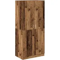 vidaXL Armoire imitation bois ancien 90x52x200 cm Bois composite