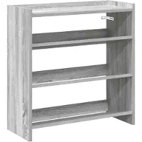 vidaXL Étagère à chaussures sonoma gris 60x25x62 cm bois d'ingénierie