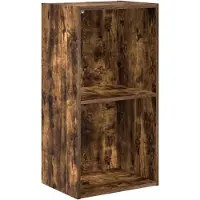 vidaXL Bibliothèque chêne fumé 40x30x77 cm bois d'ingénierie