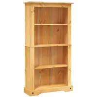 vidaXL Bibliothèque 4 niveaux Gamme Corona Pin mexicain 80x29x150 cm