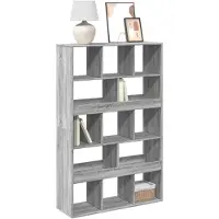 vidaXL Bibliothèque sonoma gris 100x33x156,5 cm bois d'ingénierie