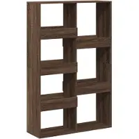 vidaXL Cloison de séparation chêne marron bois d'ingénierie