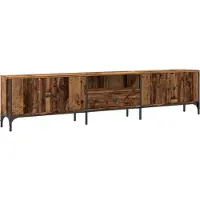 vidaXL Armoire TV avec tiroir imitation vieux bois 200x25x44 cm