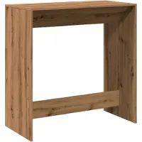 vidaXL Table de bar Artisan-Chêne 102x50x103,5 cm Bois composite