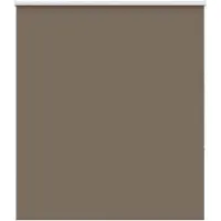 vidaXL Store d'obscurcissement brun café 130x130cm Largeur de tissu 126,6cm