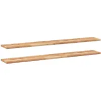 vidaXL Étagères flottantes 2 pcs 160x20x2 cm acacia massif à l'huile