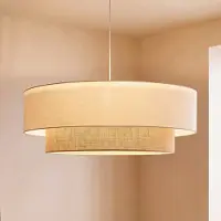 Duolla Suspension , Boho, Beige, Chambre à coucher, Tissu / textile, Bohême
