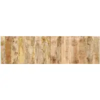 vidaXL Tête de lit 180 cm Bois brut massif Mango