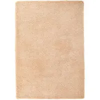 vidaXL Tapis Shaggy à poils longs NAVARRA beige 160x230 cm polyester