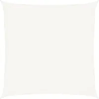 vidaXL Voile d'ombrage 160 g/m² Blanc 2,5x2,5 m PEHD