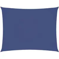 vidaXL Voile de parasol tissu oxford rectangulaire 3x4,5 m bleu