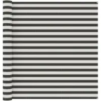 vidaXL Tapis de tente 300x400 cm anthracite et blanc
