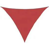 vidaXL Voile D'ombrage 160 G/M? Rouge 3x3x4,2 M Pehd