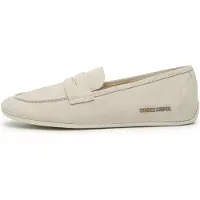 Candice cooper Mocassin blanc cassé