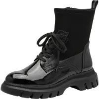 Marco Tozzi Bottines à lacets noir