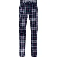 Mey Pantalon de pyjama 'Flanadian' bleu marine / rouge / blanc