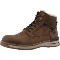 Mustang Bottines à lacets marron / brun foncé