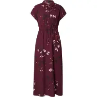 Vero Moda Robe 'VMNEWHALLIE' vert foncé / lie de vin / rouge foncé