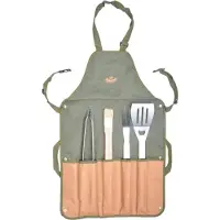 Esschert Design Tablier de barbecue avec ustensiles ; GT91