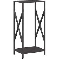 vidaXL Étagère à bois de chauffage Noir 34x25x70 cm Acier laminé à froid
