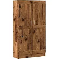 vidaXL Bibliothèque vieux bois 82,5x30,5x150 cm bois d'ingénierie