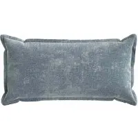 vidaXL Housse De Coussin 2 Pcs Houten Bleu Clair 40 X 80 Cm