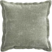 vidaXL Housse De Coussin 2 Pcs Houten Vert 50 X 50 Cm Tissu Chenille