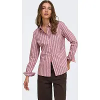 JDY Chemisier violet foncé / rose ancienne / blanc