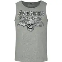 Avenged Sevenfold Débardeur de - Logo - S - 4XL - pour Homme - gris - Taille L