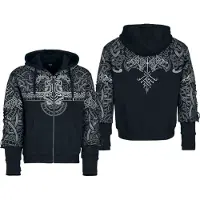 Black premium by emp Sweat-shirt zippé à capuche de - Celtic Blessing - S - XXL - pour Homme - noir - Taille L