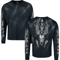 Black premium by emp T-shirt manches longues de - Woodland Spirit - S - XXL - pour Homme - noir - Taille XXL