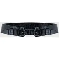 Killstar Ceinture Gothic de - Kihilist Nova Double Belt - pour Femme - noir - Taille 3XL