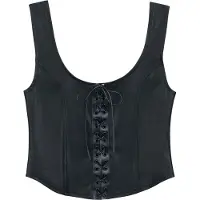 Black premium by emp Top de - Essential - Simili-Cuir - S - XXL - pour Femme - noir - Taille XL