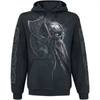 Spiral Sweat-shirt à capuche de - Viking Rampage - S - 4XL - pour Homme - noir - Taille M