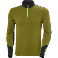 Helly Hansen Lifa Merino intermédiaire 1/2 zip, homme, vert