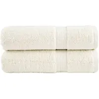 vidaXL Serviettes de douche de qualité supérieure SOLUND 2 pcs crème