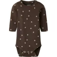 Name it Barboteuse / body 'NBMLaris' beige clair / brun foncé