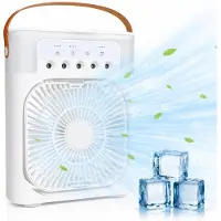 Lifetime Ventilateur de table avec brume 43610 4,5L Blanc
