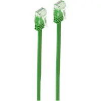 Shiverpeaks Câble patch plat U/UTP cat. 6 slim vert 2m