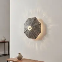Lyora Lampe murale Elvio gris Ø 45cm